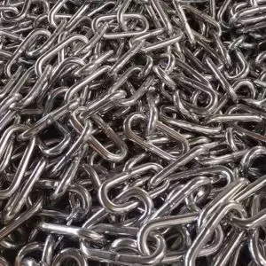 Catena a maglie DIN 763  standard in acciaio al carbonio