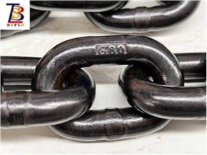 Catena a maglie in acciaio legato di sollevamento da 6 mm a 24 mm G80