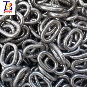 Maglia a catena non saldata in acciaio al carbonio DIN5685A/C Standard