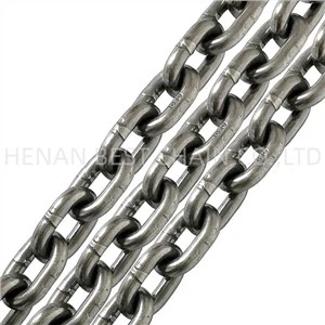Catena di sollevamento forgiata G80 10*30 mm Catena a maglie in acciaio saldato